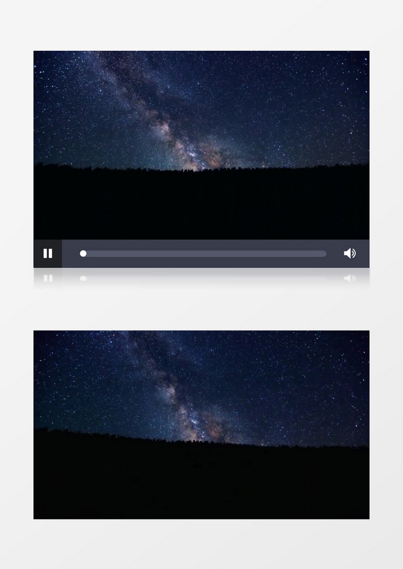高清拍摄天文摄影夜晚天空星星星光自然景观实拍视频素材