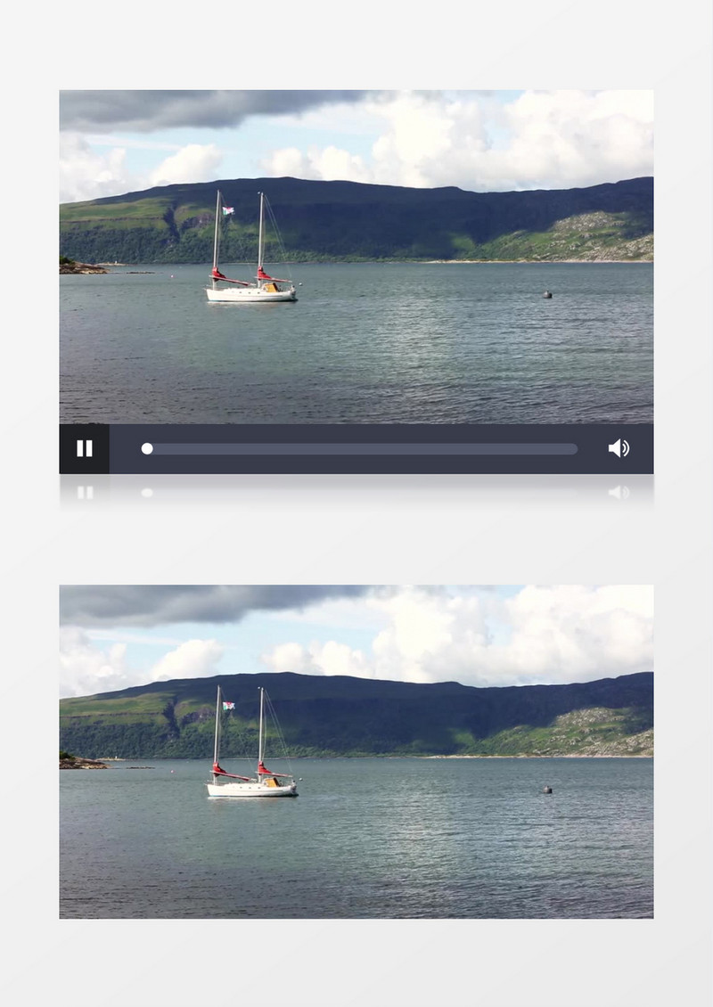 高清拍摄自然景观海洋河流船只船舶实拍视频素材
