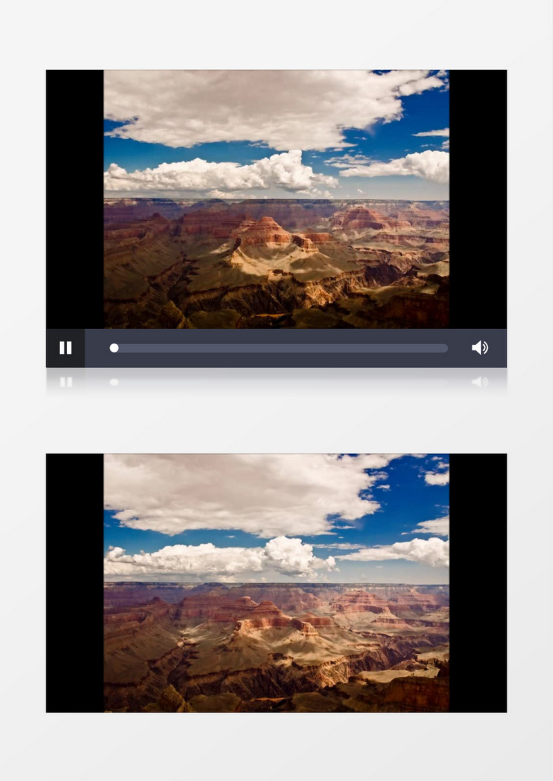 高清拍摄亚利桑那州大峡谷国家公园悬崖自然景观实拍视频素材