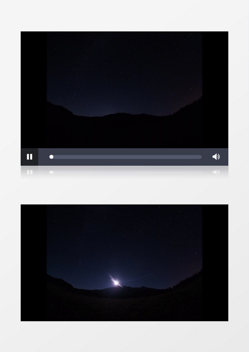 高清拍摄天文摄影亚利桑那州星星闪烁实拍视频素材