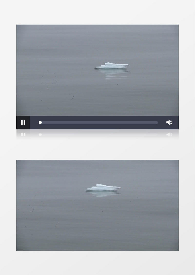 高清实拍在海水中起起沉沉的漂浮物实拍视频素材
