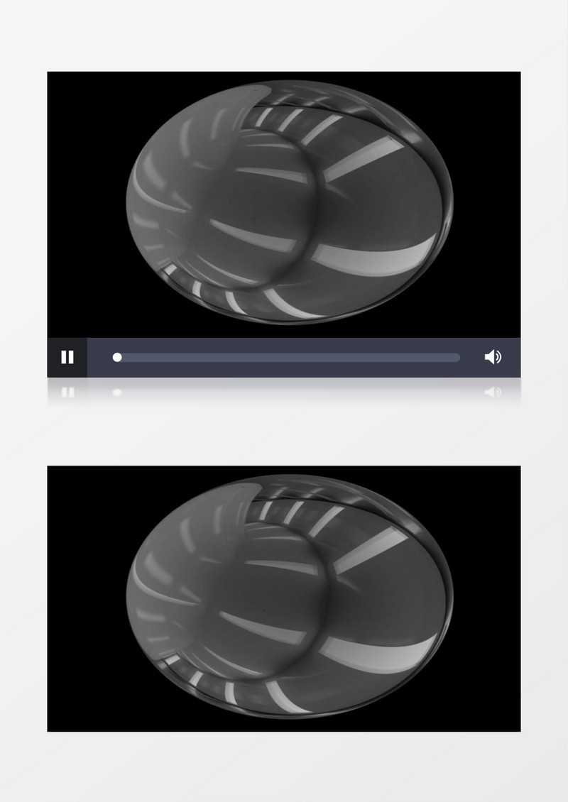 3D动画圆形球扭曲视频素材
