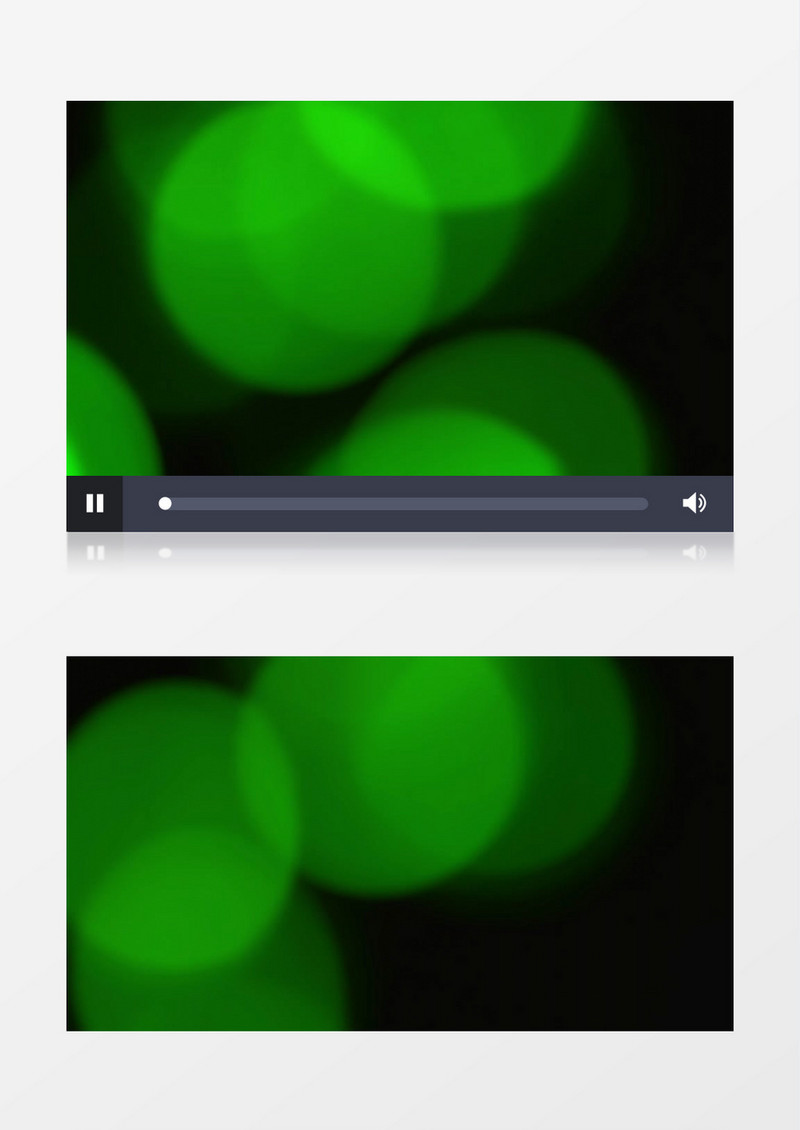 散景模糊绿色的圆移动重叠艺术性效果视频素材