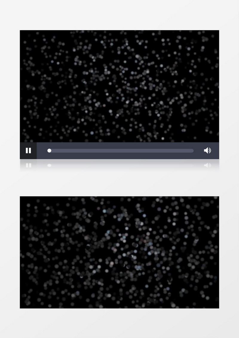 黑色背景下模糊的运动光点视频素材