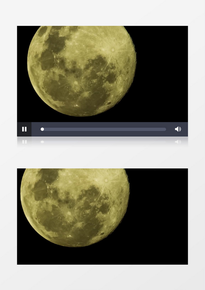 月球缓缓移动动态图视频素材