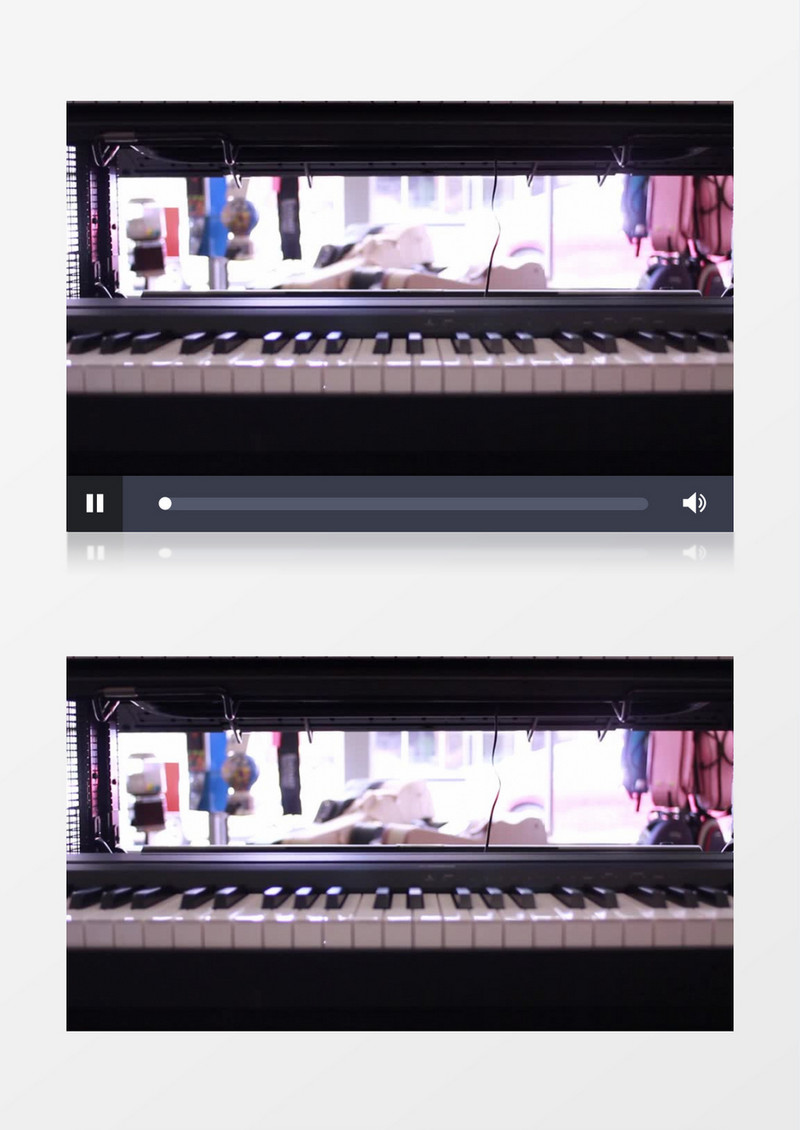 钢琴实拍视频素材