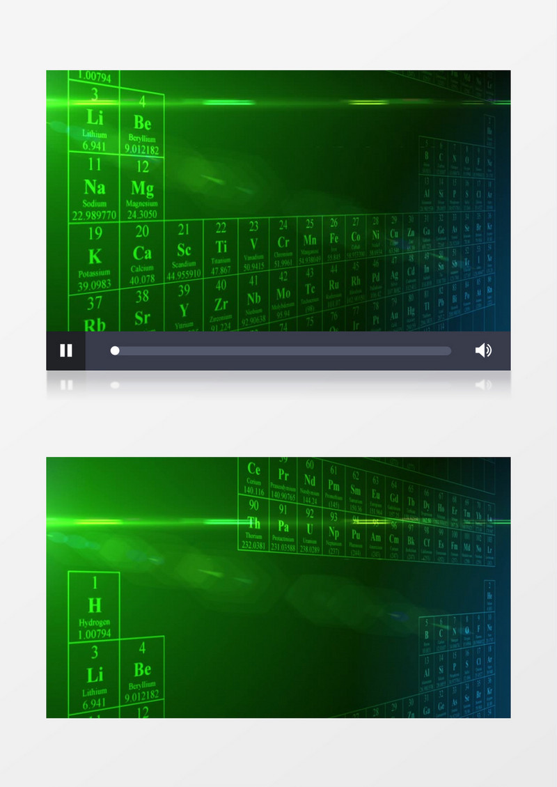 化学元素周期科学研究视频素材