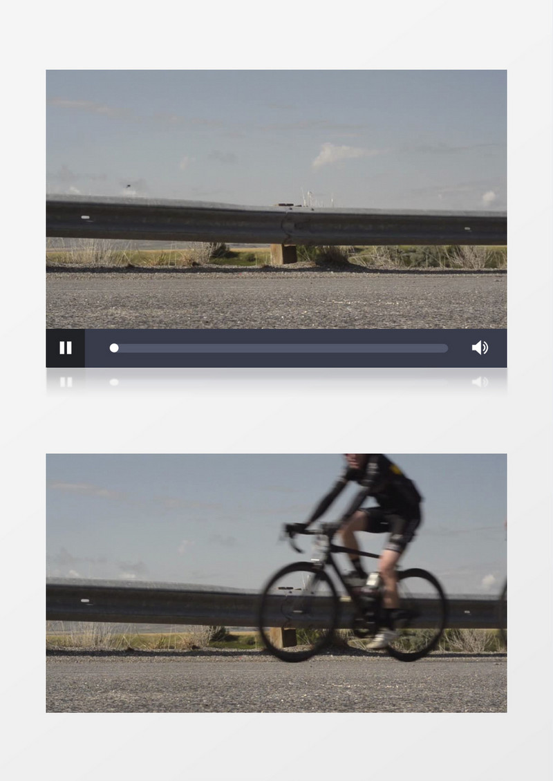 一群自行车赛车手争相竞技实拍视频素材