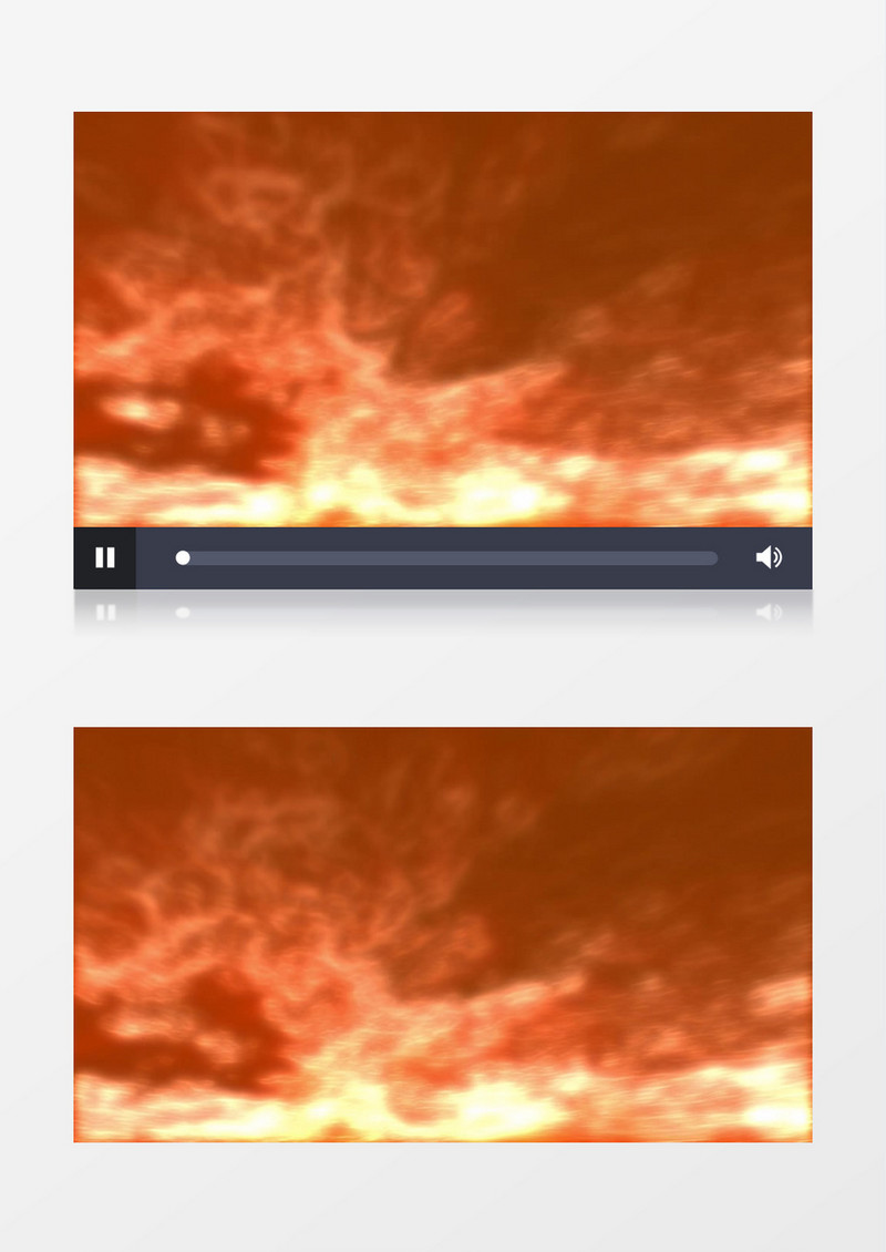燃烧的橙色火焰运动动画视频素材