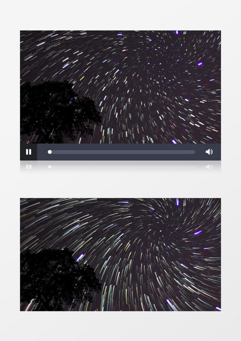 夜晚天空中的星星拍摄视频素材