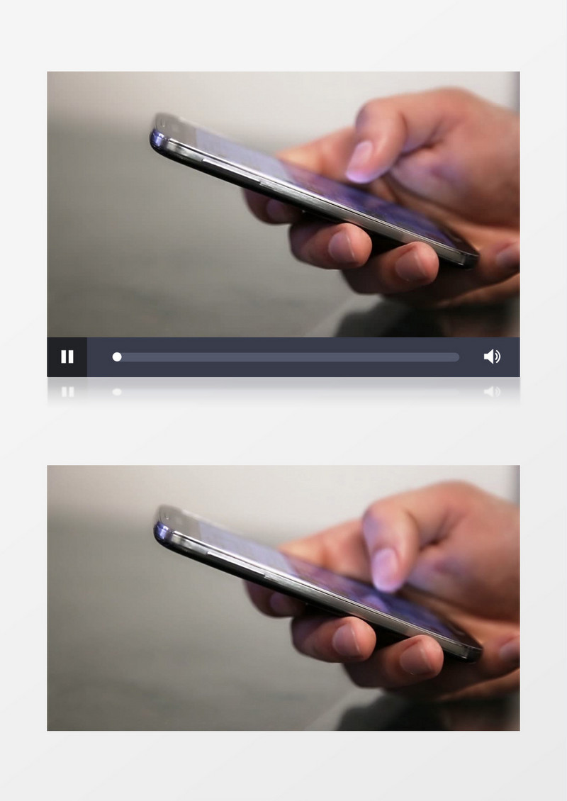 利用智能触屏手机发短信实拍视频素材