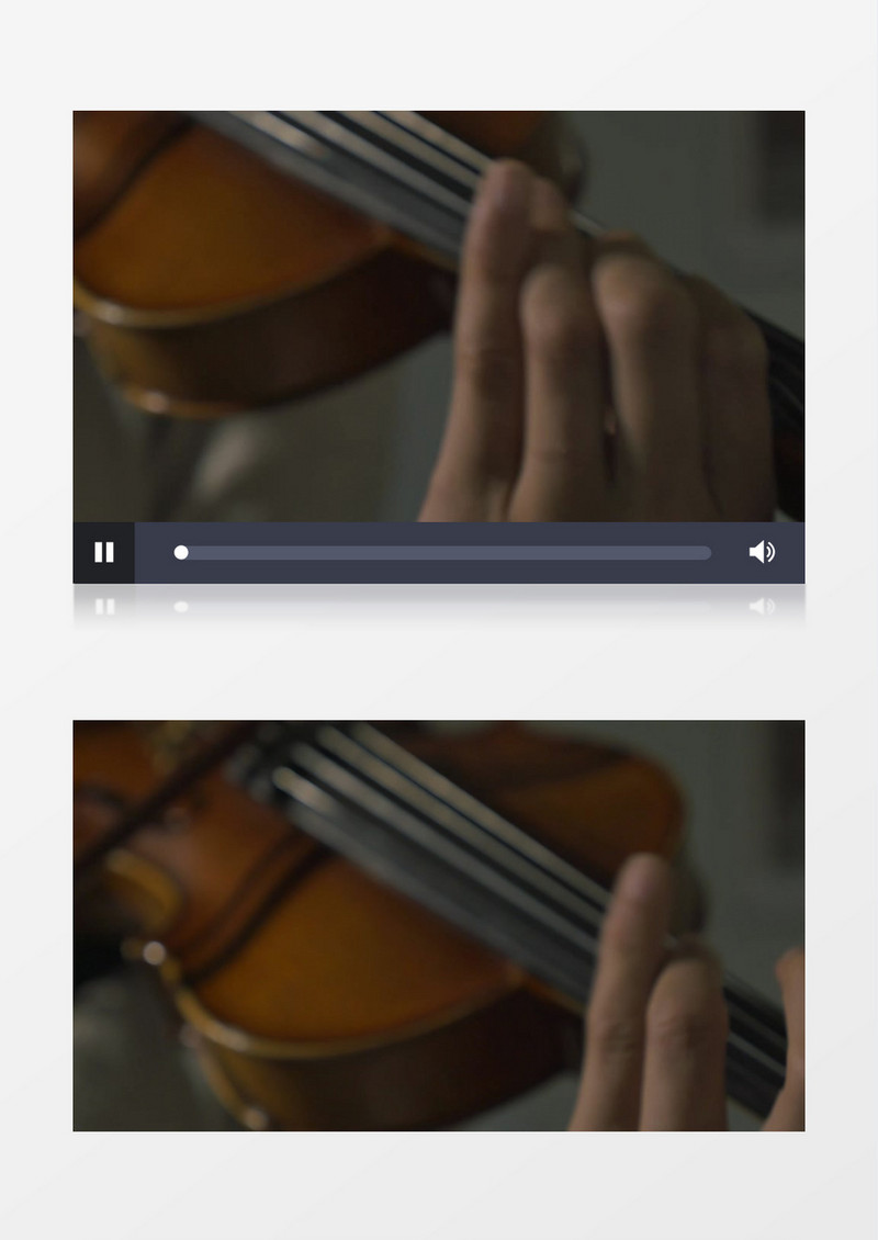 音乐家弹动琴弦奏出美妙的乐章实拍视频素材