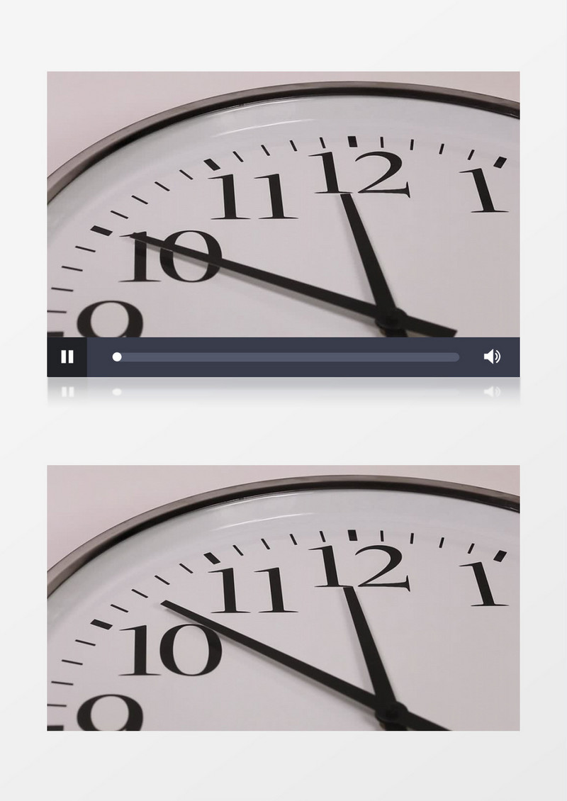 钟表指针在不停转动视频素材