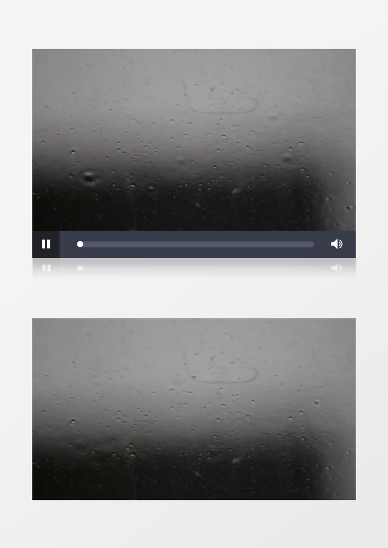 特写暴风雨天气挡风玻璃上的雨滴实拍视频素材
