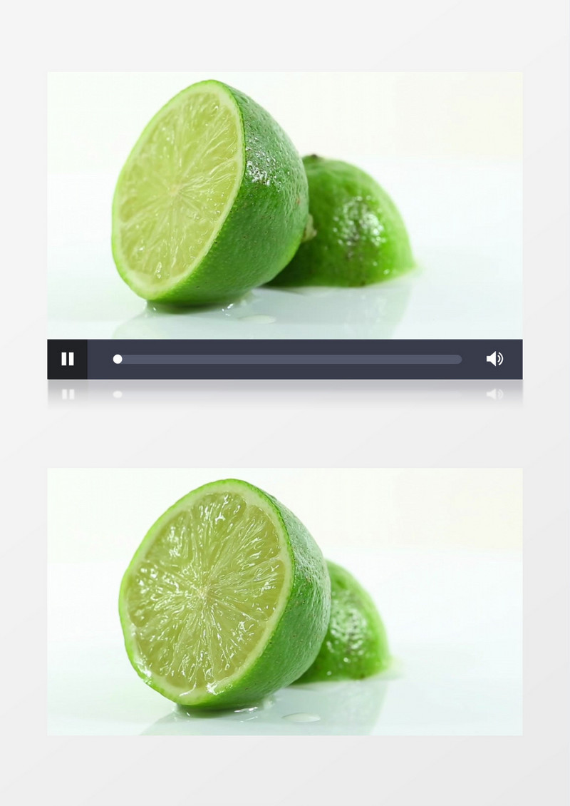 新鲜多汁的柠檬实拍视频素材