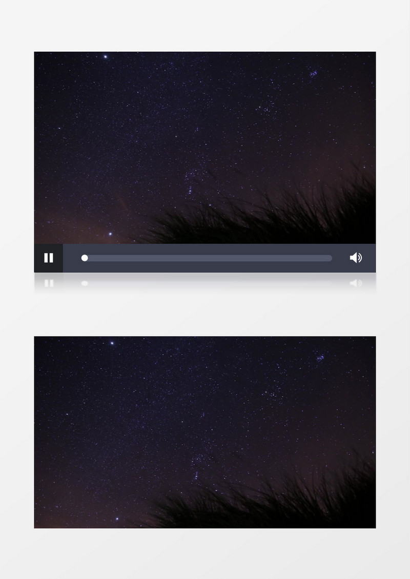 夜空中的点点繁星视频素材