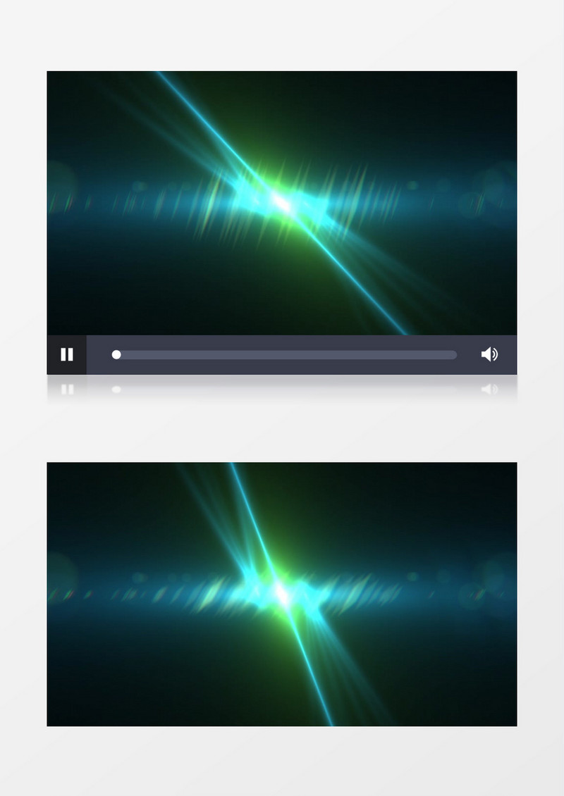 循环的绿色光束视频素材