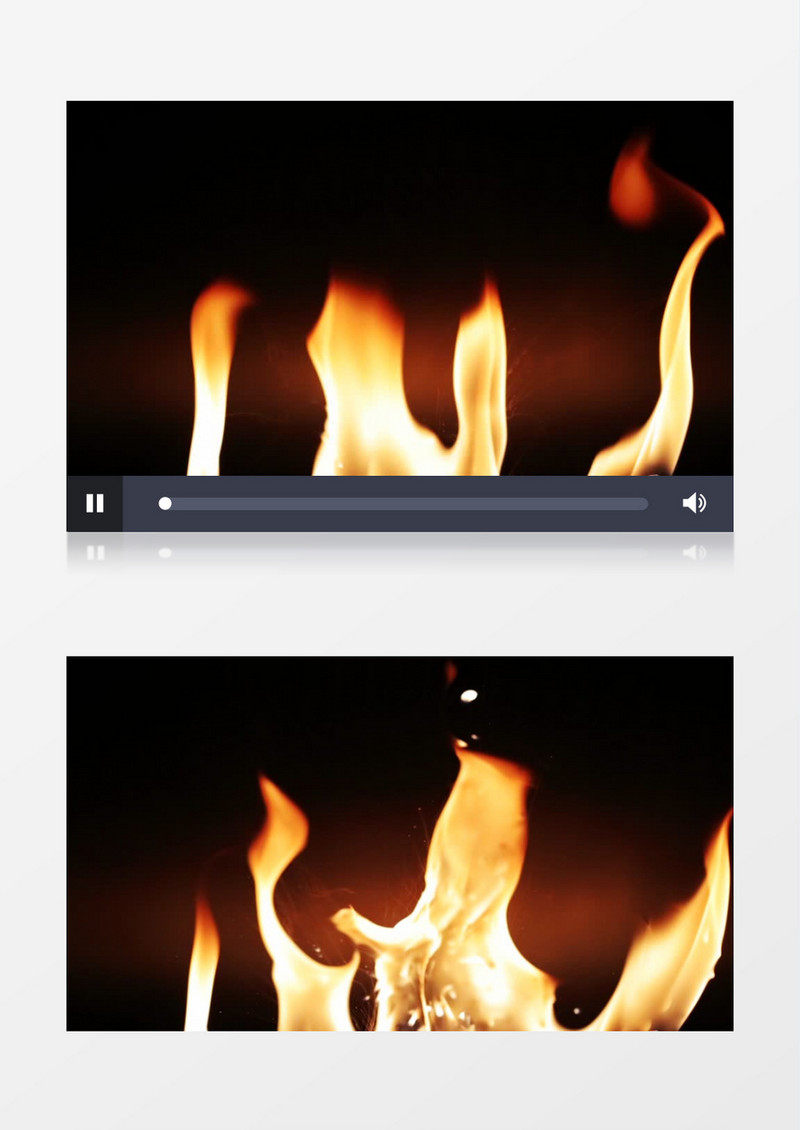 燃烧的火焰视频素材mp4 