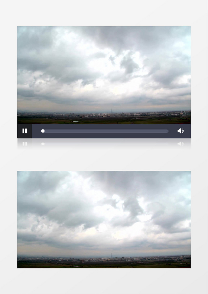 城市吉尔吉斯斯坦天空白云实拍视频素材