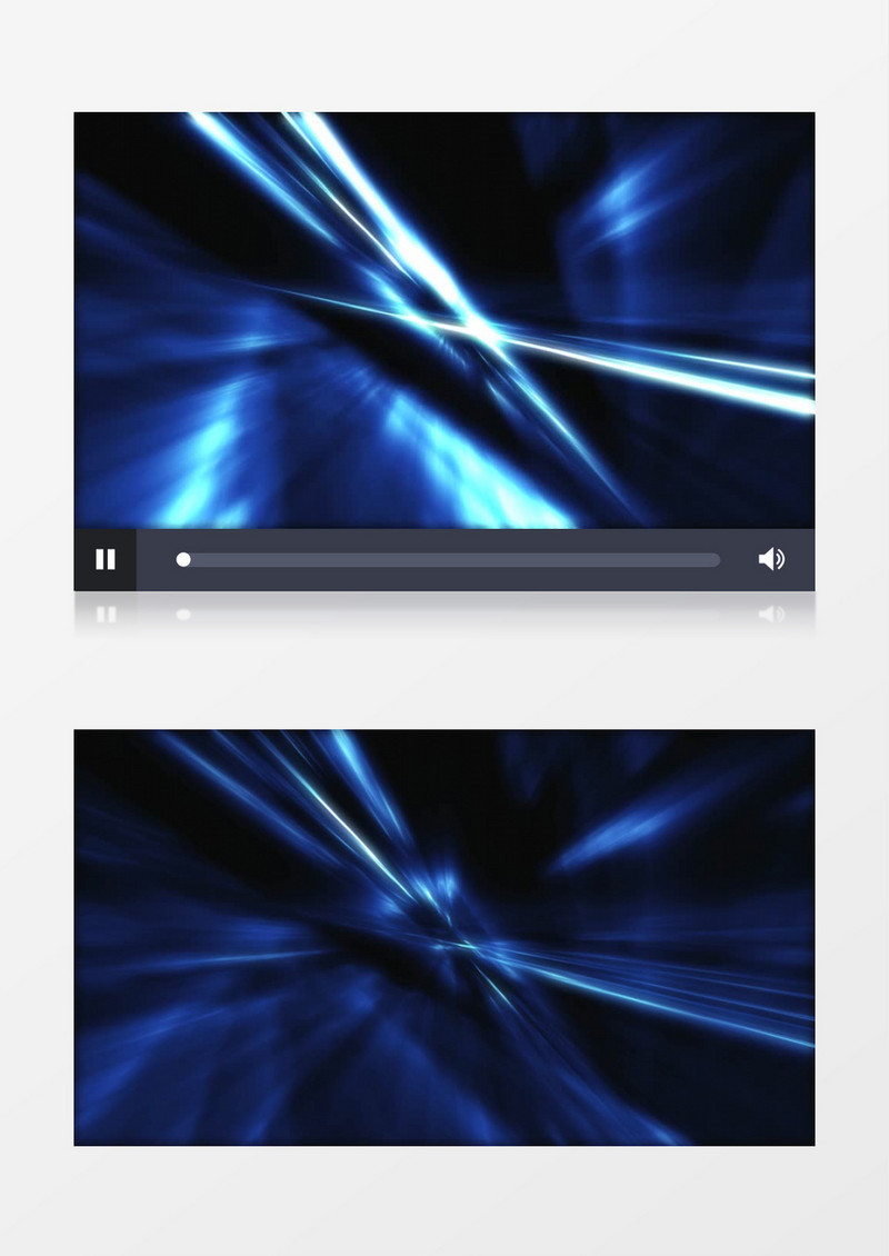 蓝色的镜面线条效果视频素材