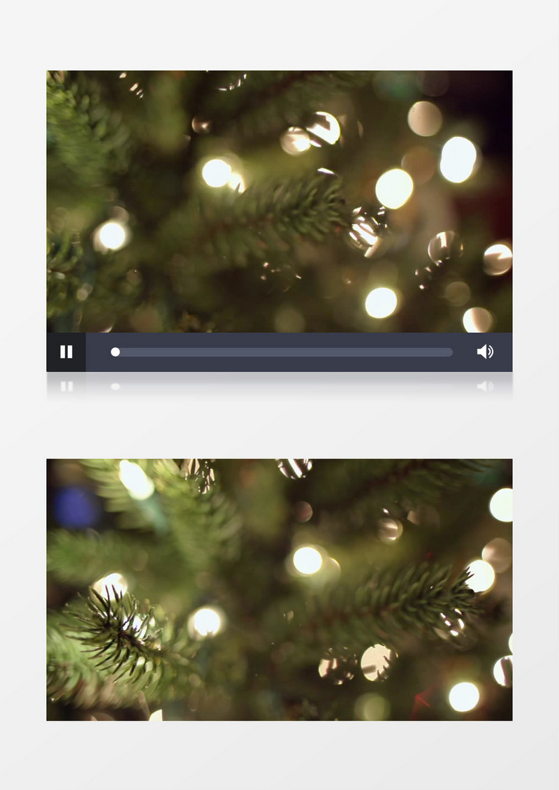 冬季圣诞节庆典散景实拍视频素材