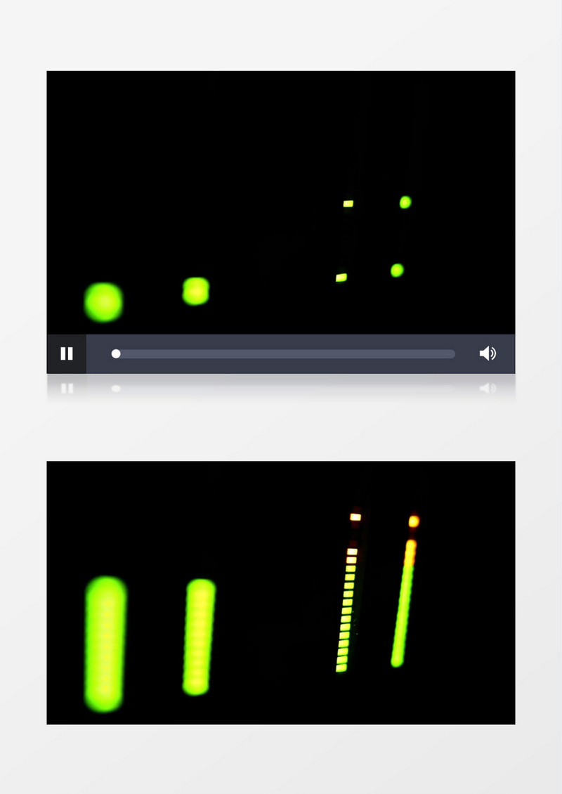 动画抽象模拟发光二极管变换灯光视频素材