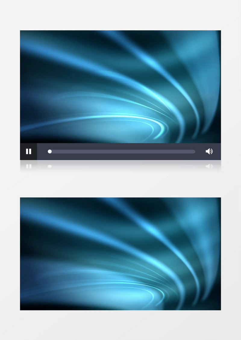 丰富多彩蓝色装饰线条流动视频素材