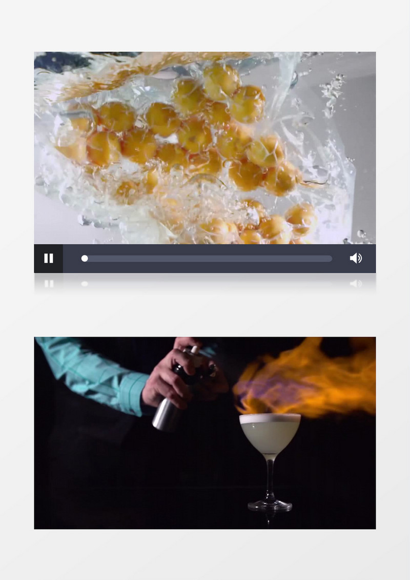 美食拼盘摆放美食搭配实拍视频素材