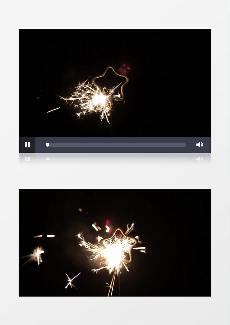 夜晚庆典活动点燃烟花特写实拍视频素材