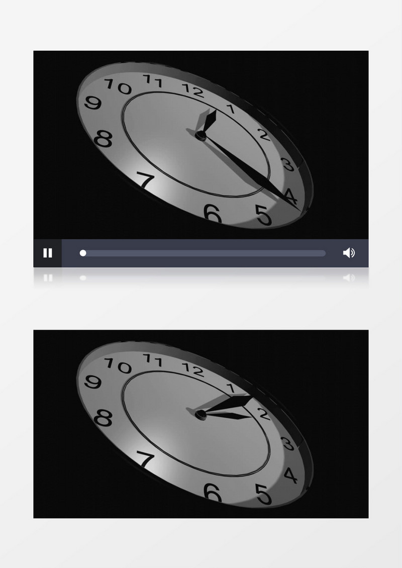 时钟的运动图形视频素材