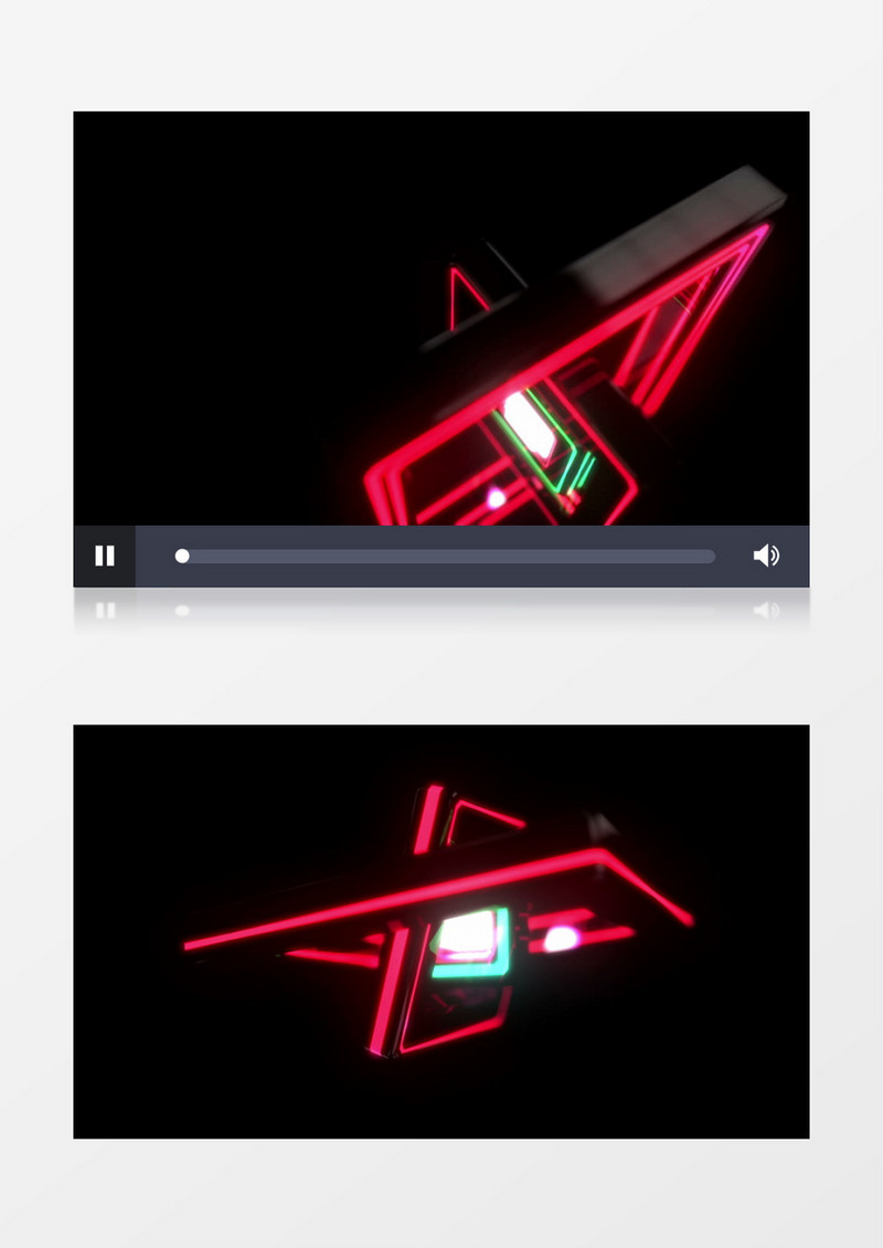 动感正方形LED动态视频背景