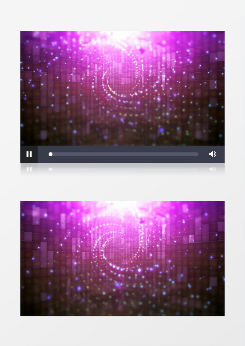 动画动态紫色粒子旋转背景视频素材