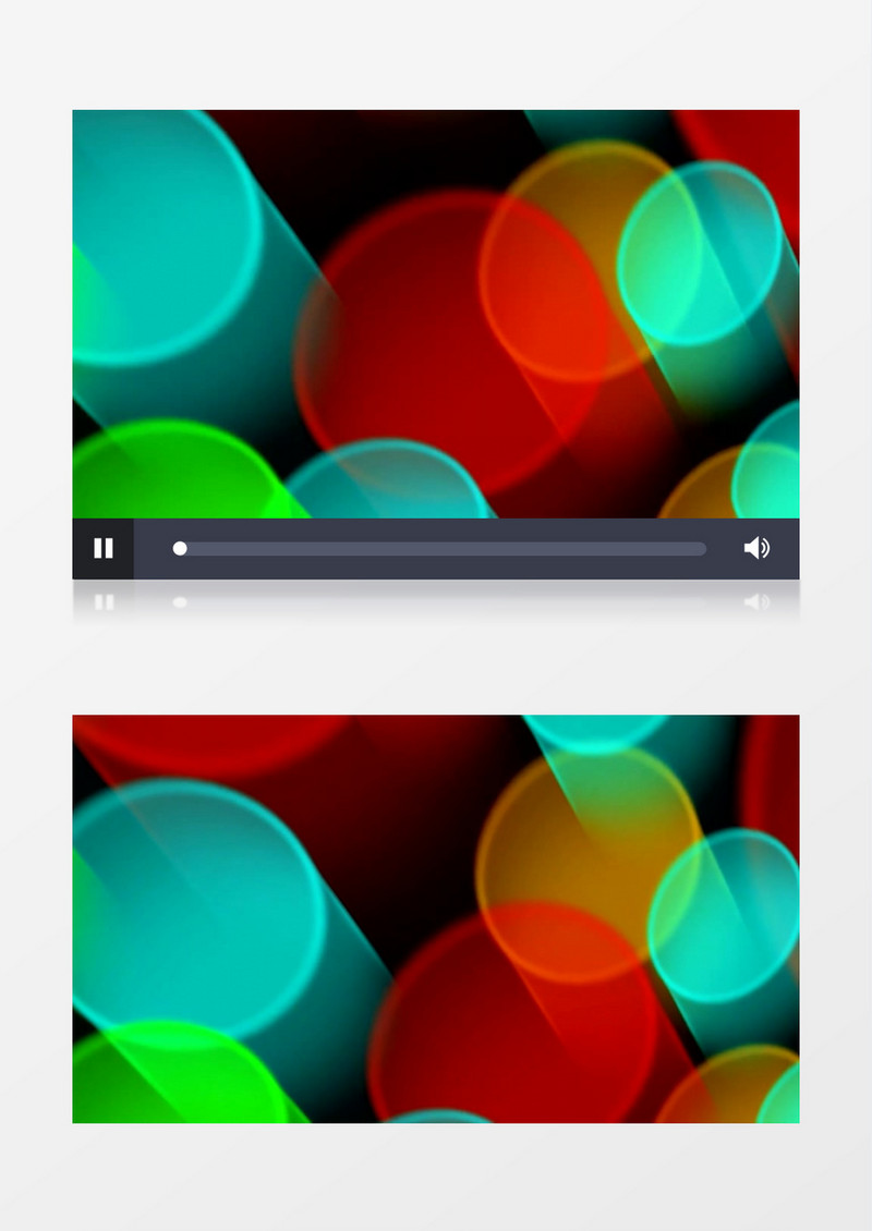 动画动态彩色圆点循环的背景视频素材