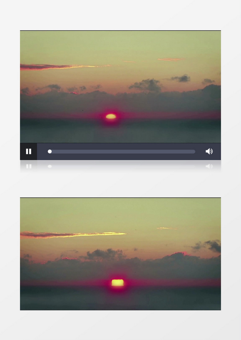 海平面日出实拍视频mov
