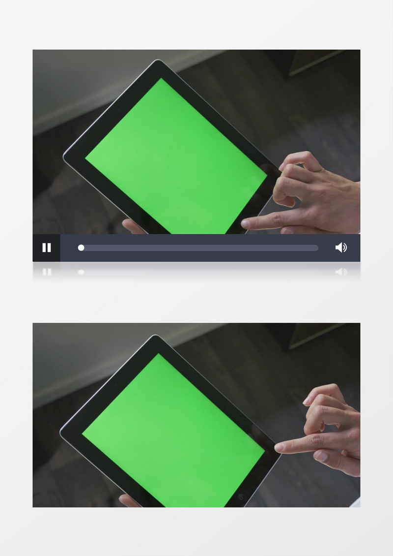 特写拍摄手指操作平板电脑浏览网页互联网实拍视频素材