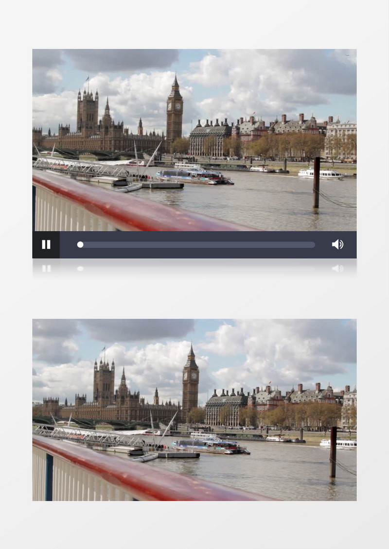 高清拍摄伦敦城市景观实拍视频素材