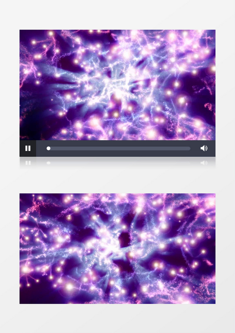 动画动态酷炫粒子闪光紫色背景视频素材