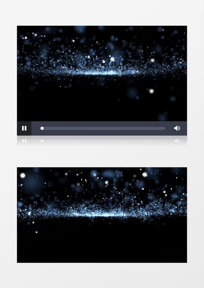 动画动态太空蓝色星云粒子背景视频素材
