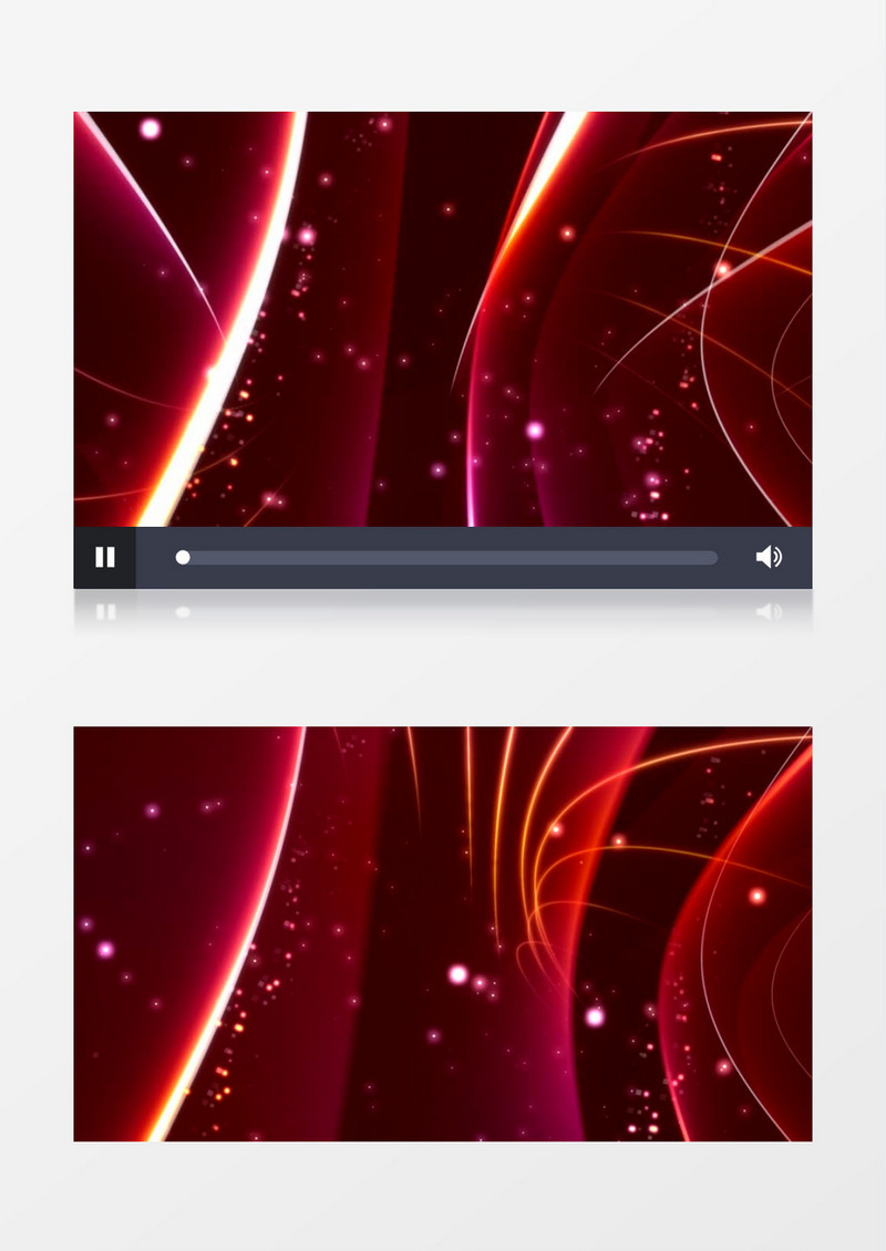 动画动态光点粒子红色背景背景视频素材