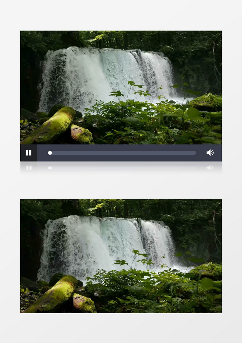 大瀑布峡谷自然实拍视频