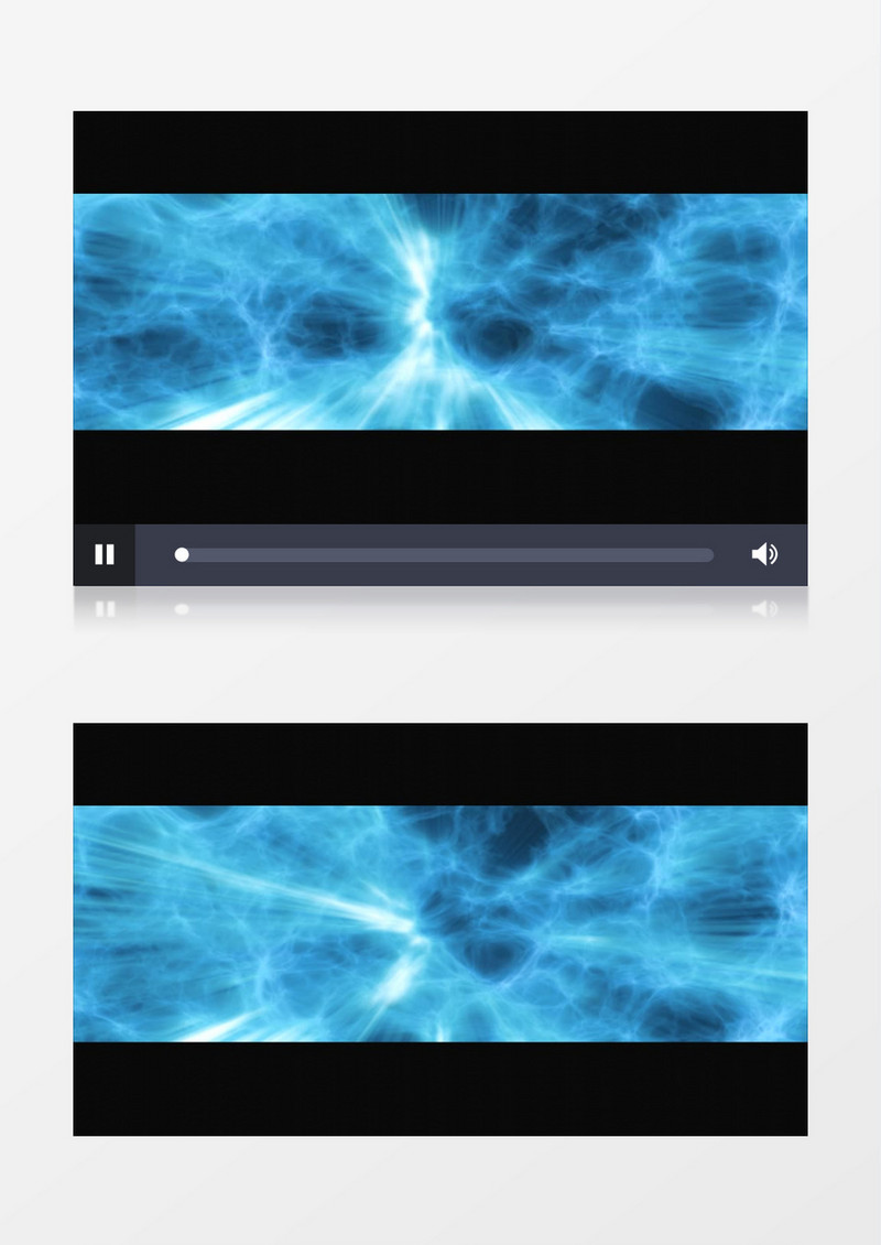 虚幻缥缈蓝色神秘暗暗涌动光线明亮视频素材