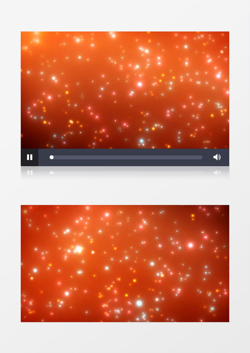 动画动态超炫动态黄色橙色粒子坠落背景视频素材