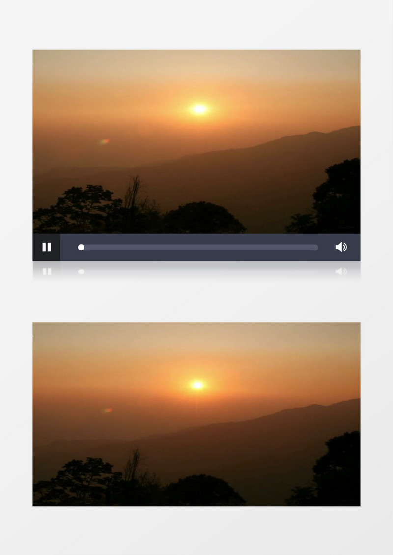 日出照遍山野实拍视频mov