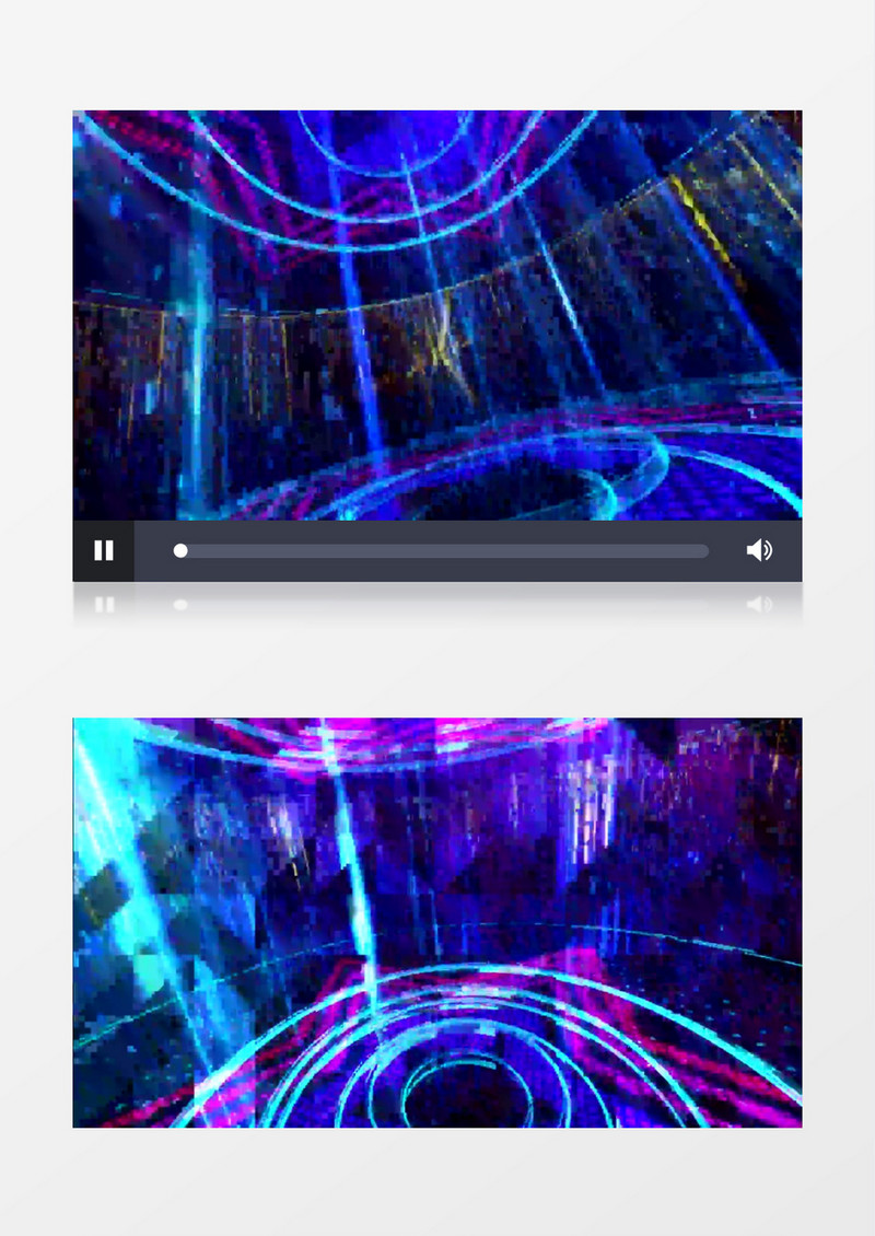转动星光荧光粒子雨背景视频素材