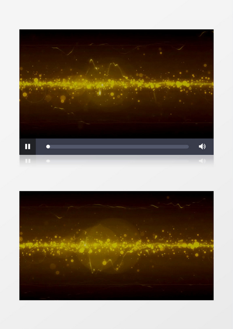  动画动态动感光点金色粒子背景视频素材