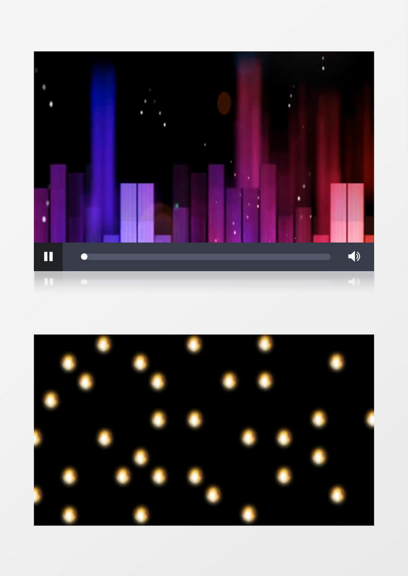 动感音乐灯光墙背景视频