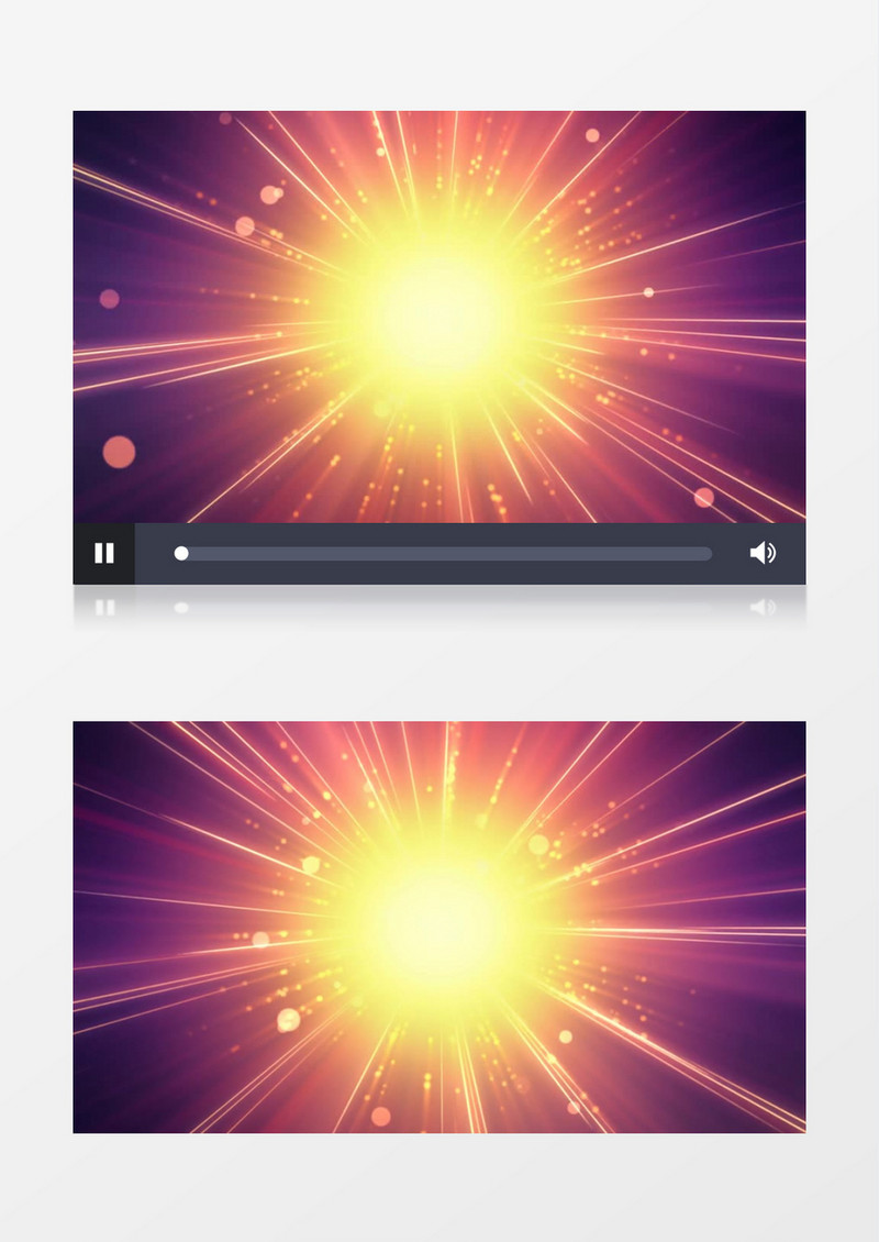 动画动态放射性金色粒子光线背景视频素材