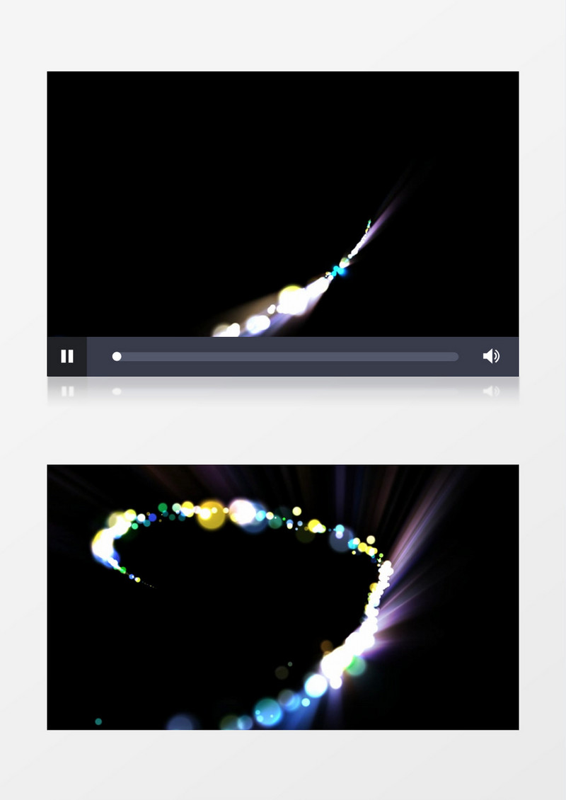 动画动态粒子光斑舞台晚会演出背景视频素材