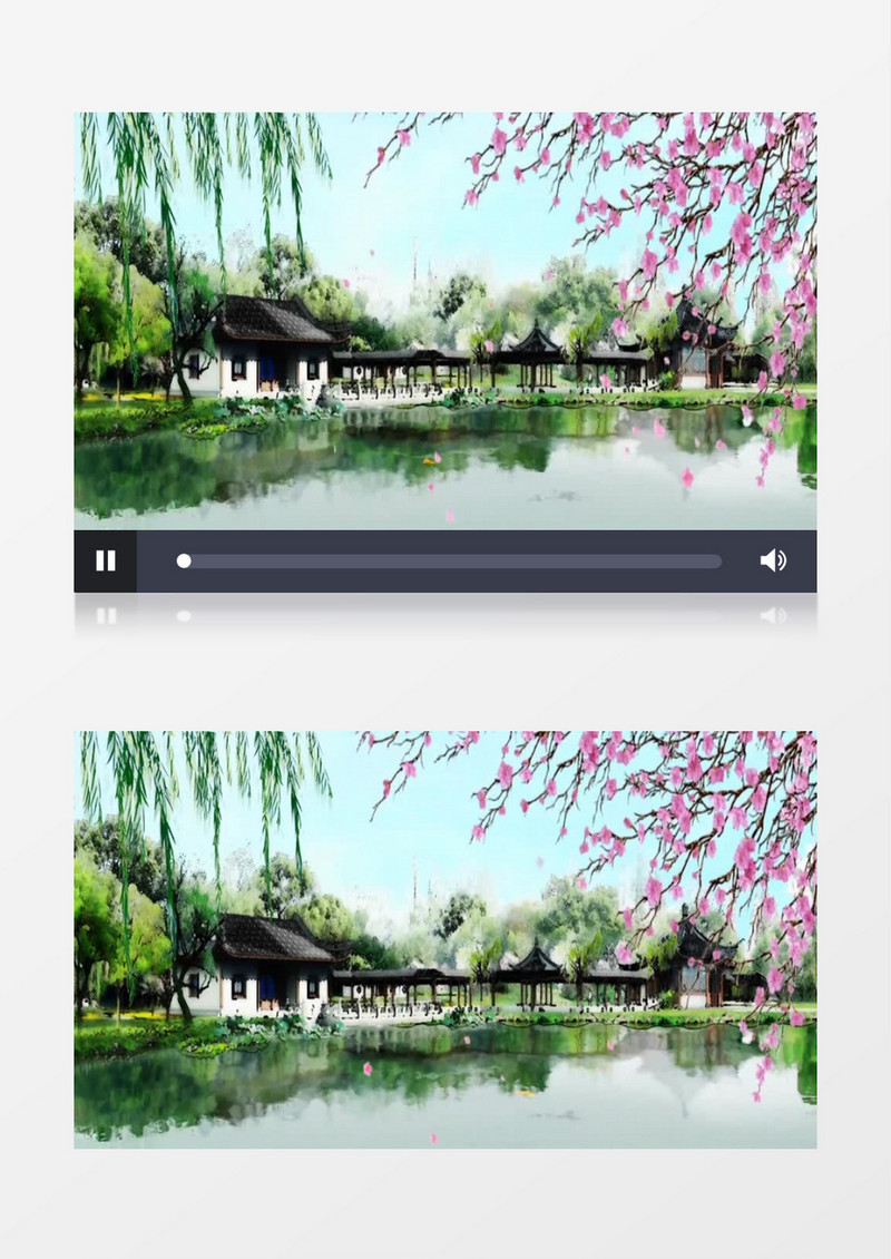 中国风江南水乡美景视频素材
