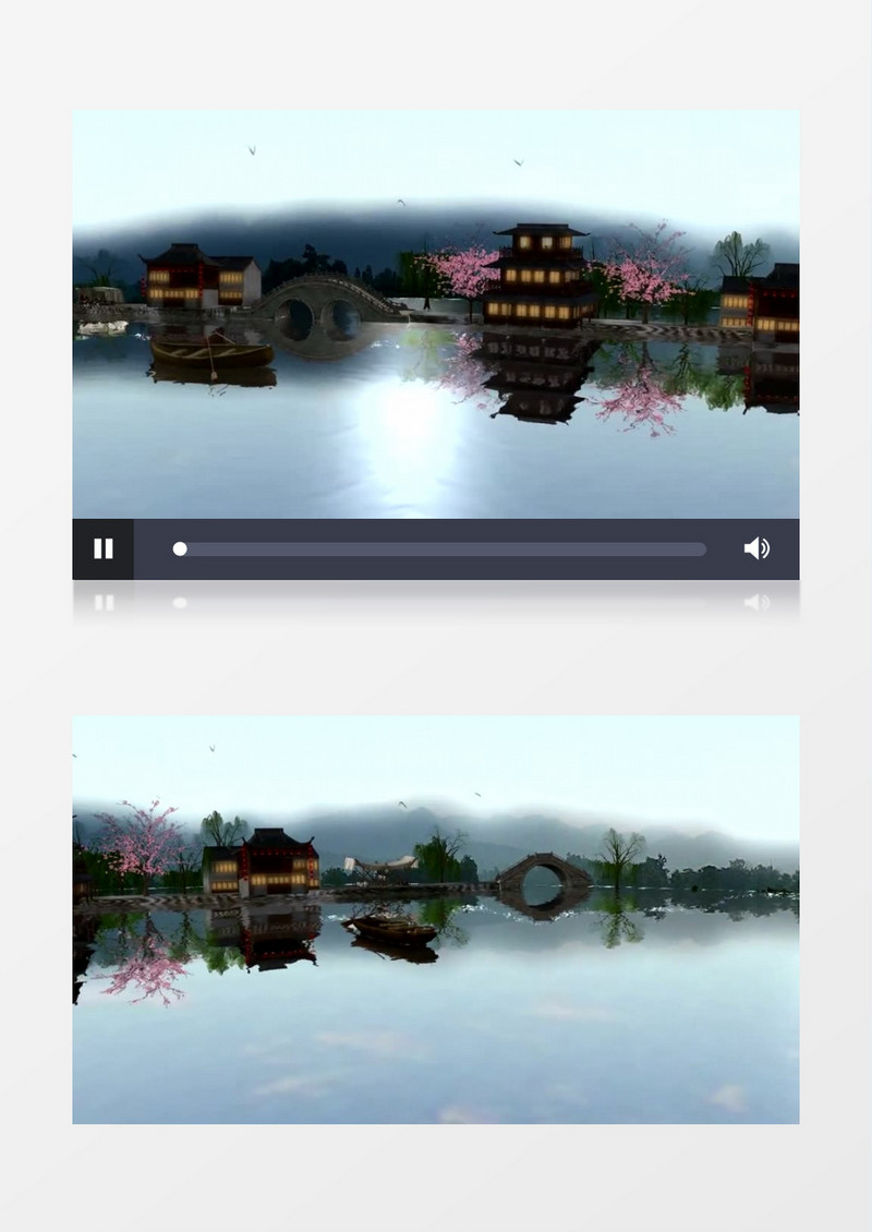 中国风江南水乡风景视频素材